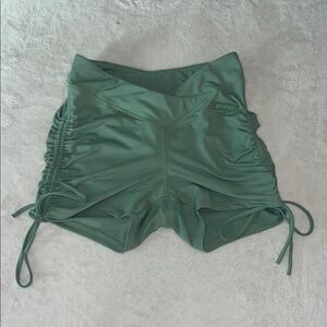 Oh Polly Sage Green Athletic Shorts